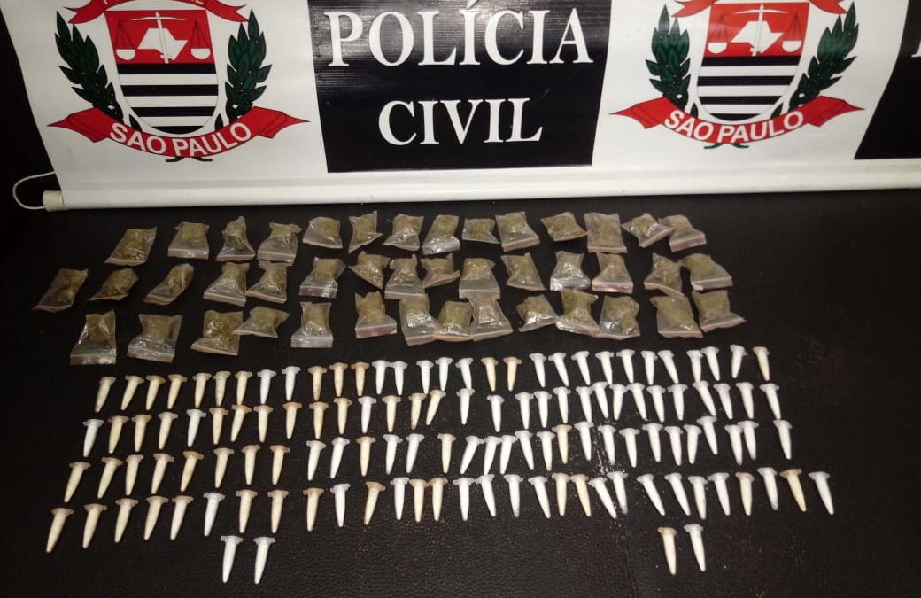 Polícia Civil faz duas prisões por tráfico de drogas em São Manuel