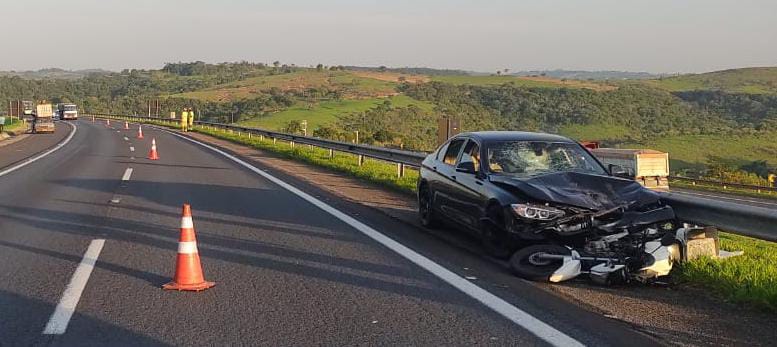 Motociclista morre em acidente na Rodovia Castello Branco, em